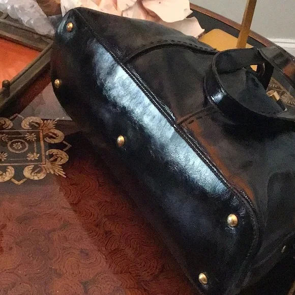 YSL Saint Laurent Muse Black Leather Shoulder Bag w/ COA & Key - Picture 10 of 16